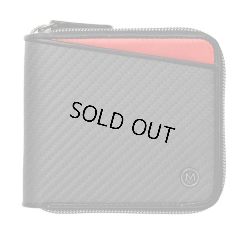 画像12: MILAGRO[ミラグロ]リアルカーボンファイバーギャルソン式コインケースラウンドZIPウォレット (12)