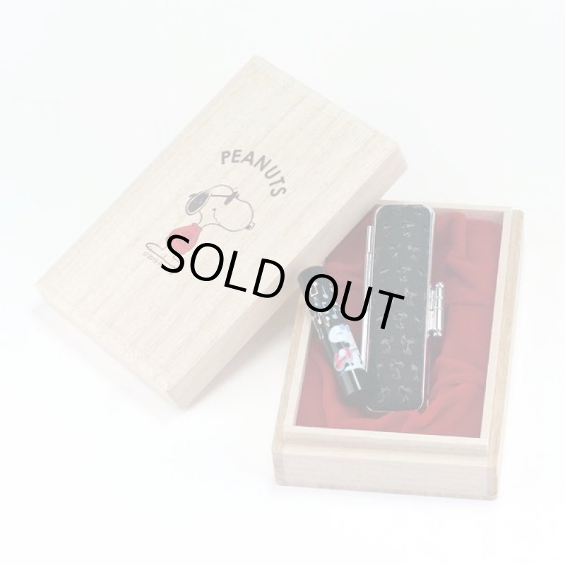 画像4: 送料無料！スヌーピー甲州印伝印鑑セット (4)