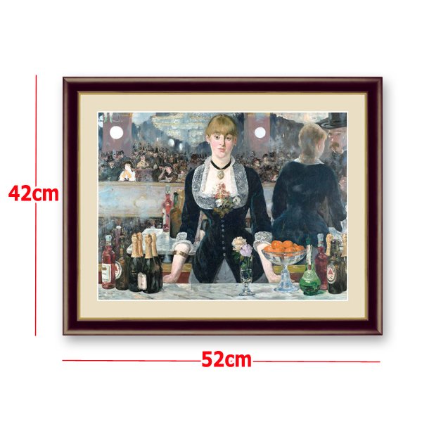名画の世界 額絵シリーズ「フォリー・ベルジェールのバー」エドゥ