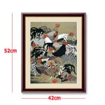 画像3: 名画の世界 額絵シリーズ「群鶏図」伊藤若冲 (3)