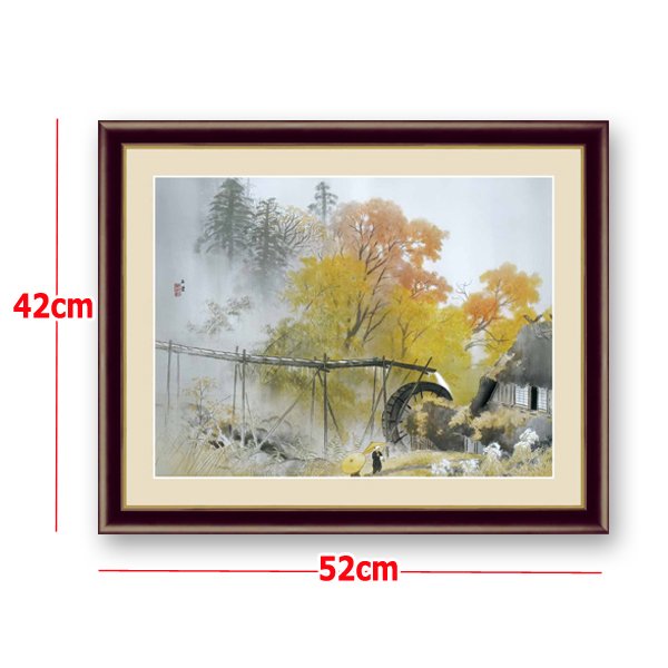 名画の世界 額絵シリーズ「彩雨」川合玉堂DEME-222-2