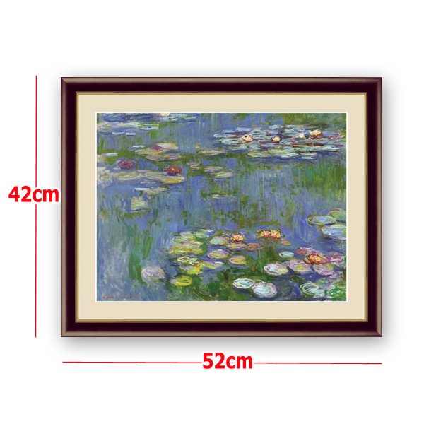名画の世界 額絵シリーズ「睡蓮」クロード・モネDEME-222-7