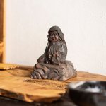 画像2: 少林山達磨寺公認「達磨大師座禅像」(弐号サイズ) (2)