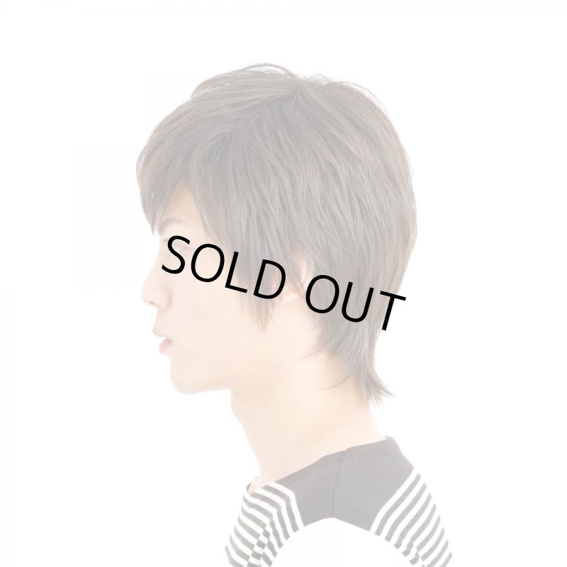 画像2: メンズウィッグ「リープウルフ (ローライトブラウン)」 (2)