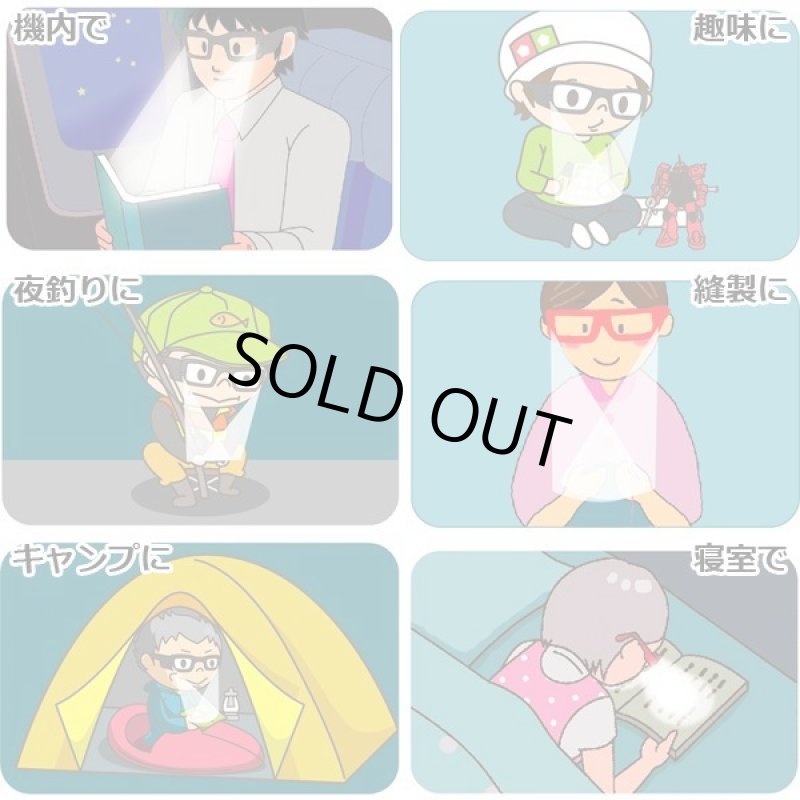 画像7: LEDライト付きルーペメガネ (7)