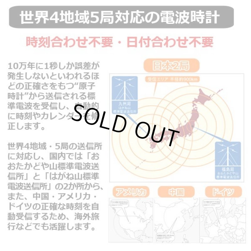 画像6: シチズンQ&Q世界5局対応ソーラー電波ウォッチ (6)