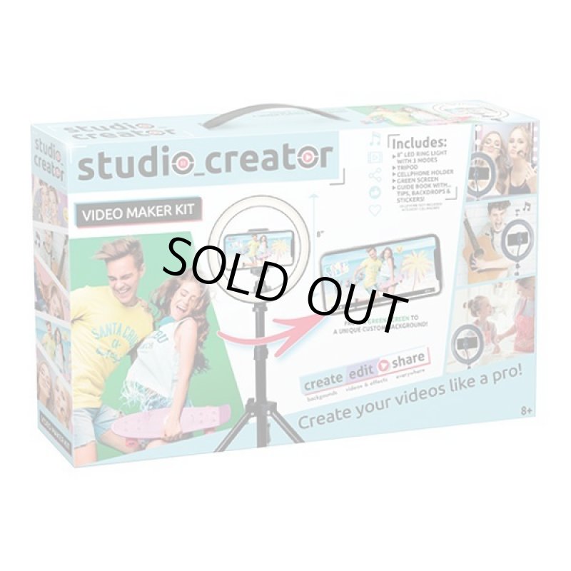 画像9: スマホ撮影用LEDリングライトセット「スタジオクリエイター」 (9)