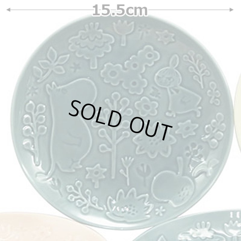 画像2: ムーミン「キャベリー」シリーズ/ファイブプレートセット (2)