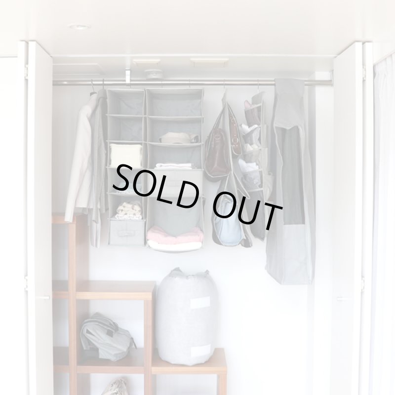 画像6: クローゼット空間を有効活用!クローネ「ハンギングラックスリム専用/引き出しボックス」3個セット (6)