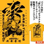 画像3: 鬼滅の刃Tシャツ「雷の呼吸/我妻善逸」（GOLD） (3)