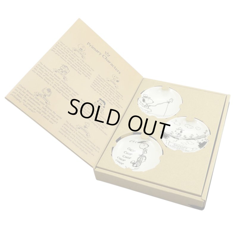 画像3: スヌーピーヴィンテージボックス入り豆皿3枚組 (3)