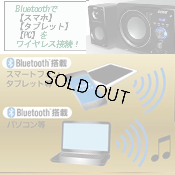 2.1chBluetooth33WパワーアンプスピーカーサウンドシステムMk-2HNB