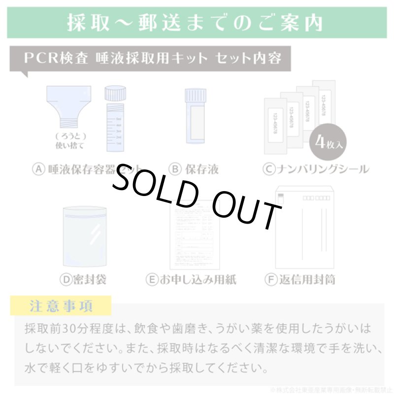 画像3: 新型コロナウイルスPCR検査唾液採取用検査キット (3)