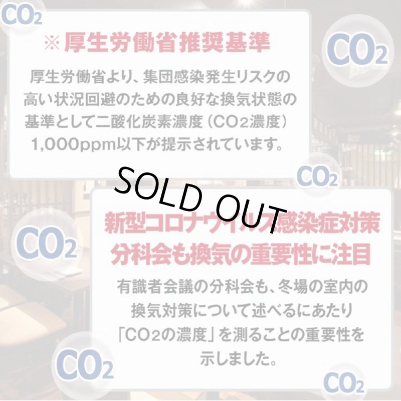 画像4: 室内空気環境LIVEチェック!デジタルディスプレイCO2マネージャー (4)