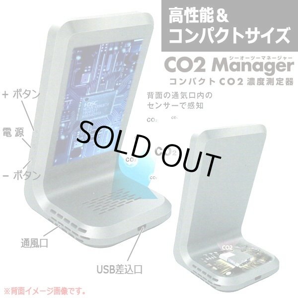 室内空気環境LIVEチェック！デジタルディスプレイCO2マネージャーITO