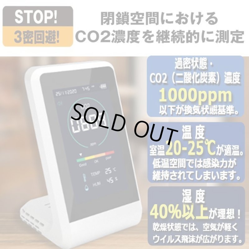 画像2: 室内空気環境LIVEチェック!デジタルディスプレイCO2マネージャー (2)