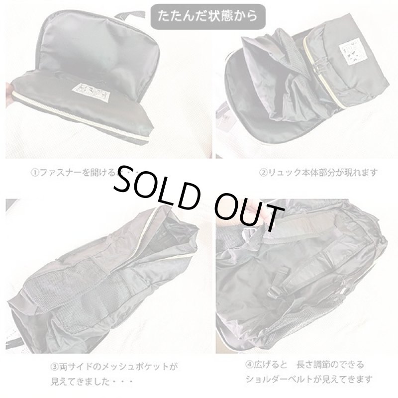 画像10: かわいい折りたたみリュック (10)