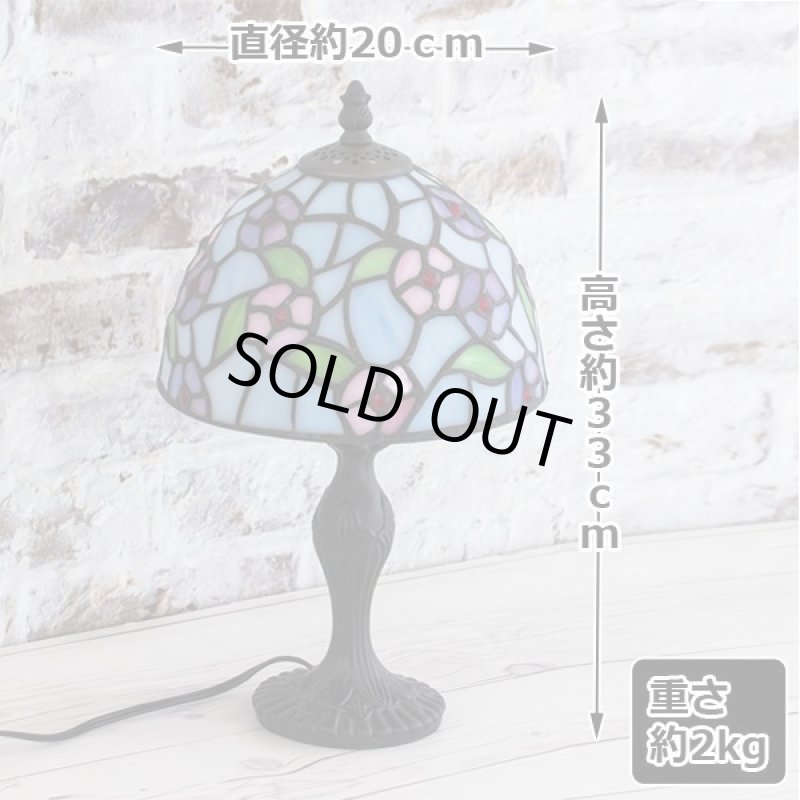 画像11: ステンドグラスVitrail（ヴィトライユ）テーブルランプ (11)