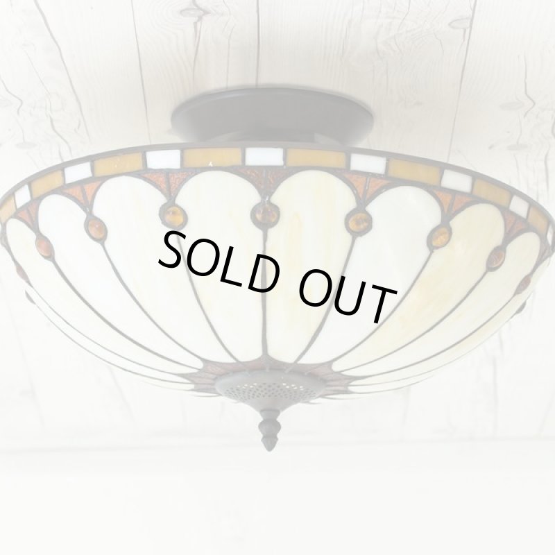 画像17: ステンドグラスVitrail(ヴィトライユ)シーリングランプ (17)