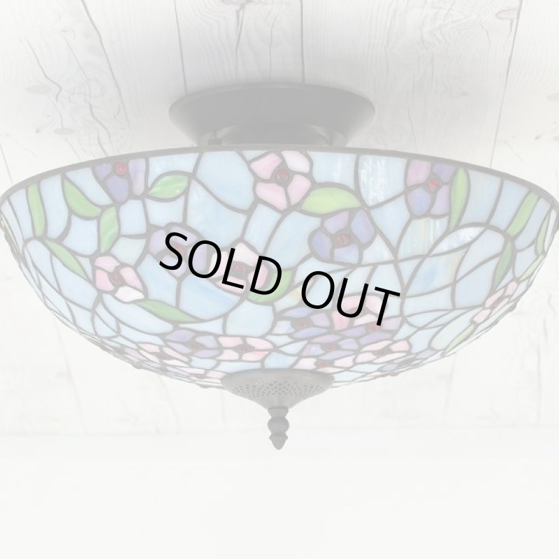 画像16: ステンドグラスVitrail(ヴィトライユ)シーリングランプ (16)