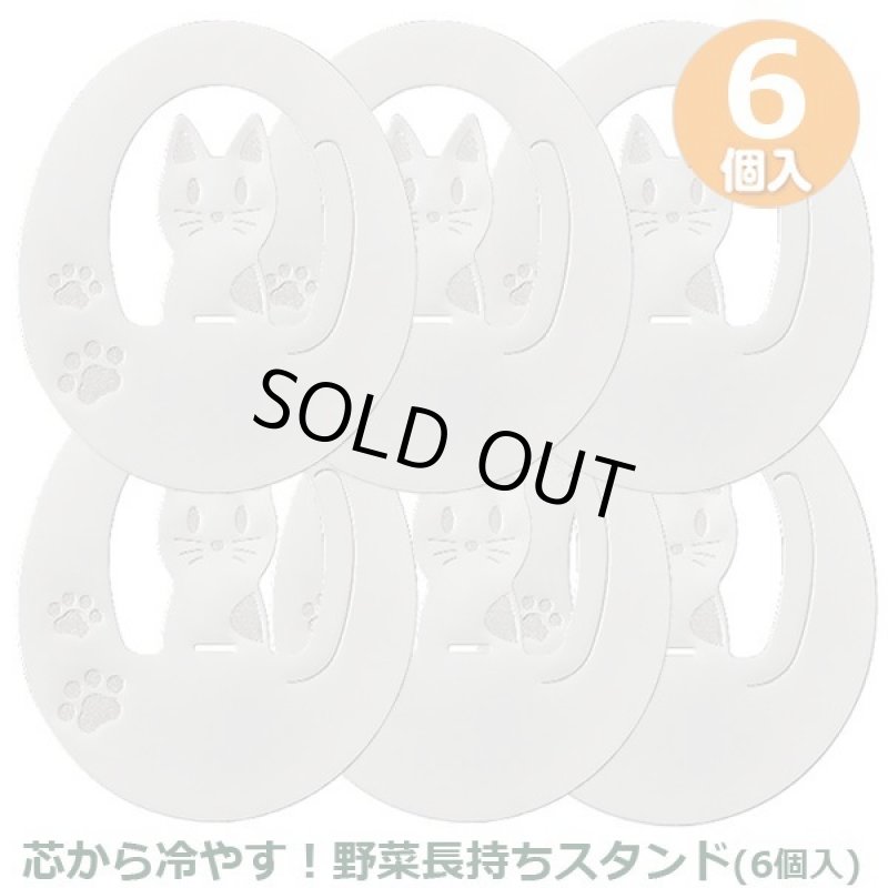 画像5: 送料無料！芯から冷やす！野菜長持ちスタンドお得な3セット(6個入） (5)