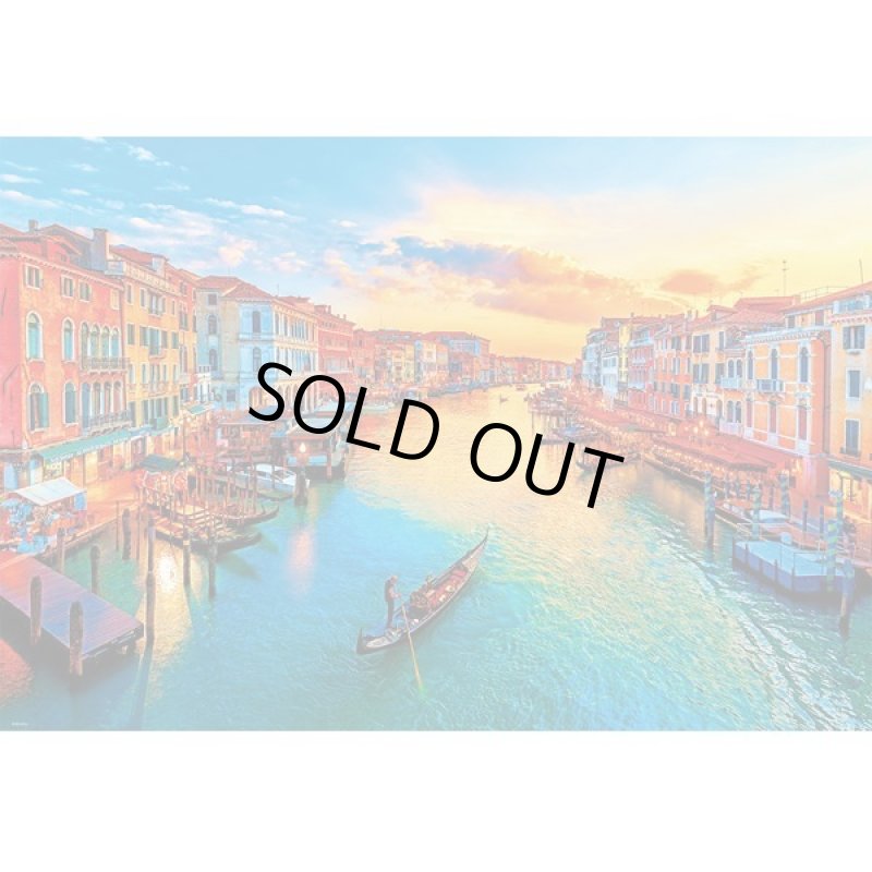 画像2: ジグソー世界の風景「夕陽に染まるヴェネツィア」フレームセット（1000P） (2)