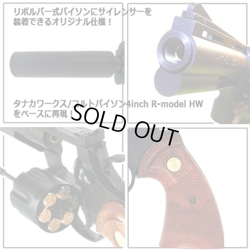 画像4: TANAKA WORKSガス式シティーハンター公式コラボレーションコルトパイソン.357マグナム4インチ冴羽獠モデル (4)