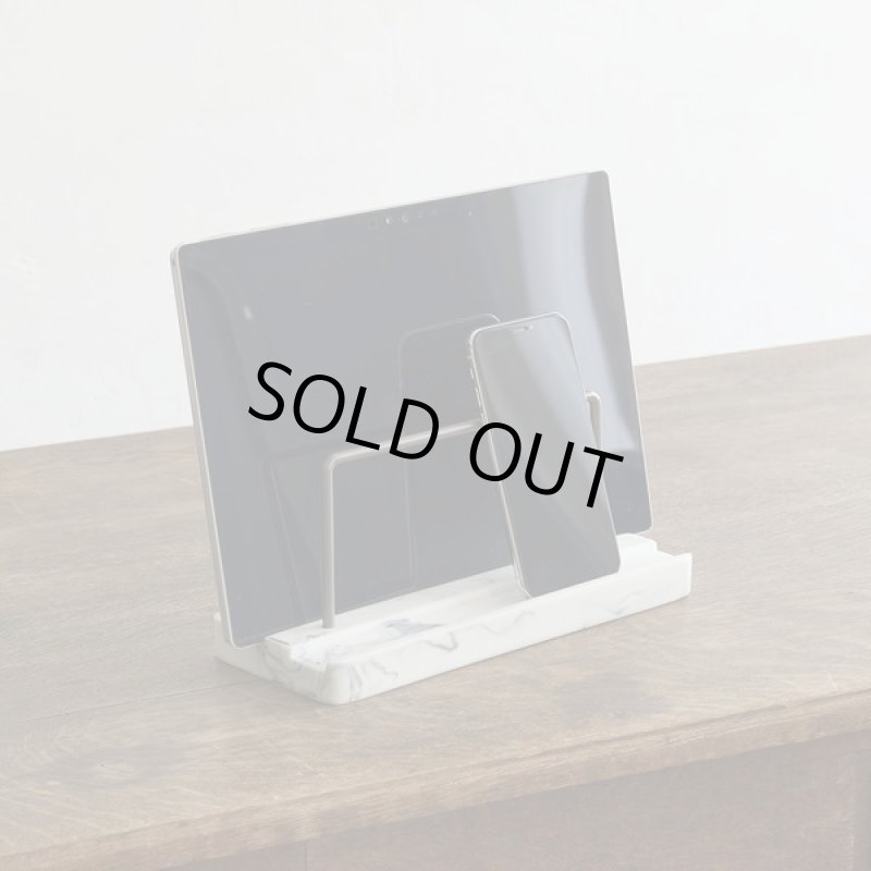 画像2: 大理石調タブレットPC&スマホスタンド (2)