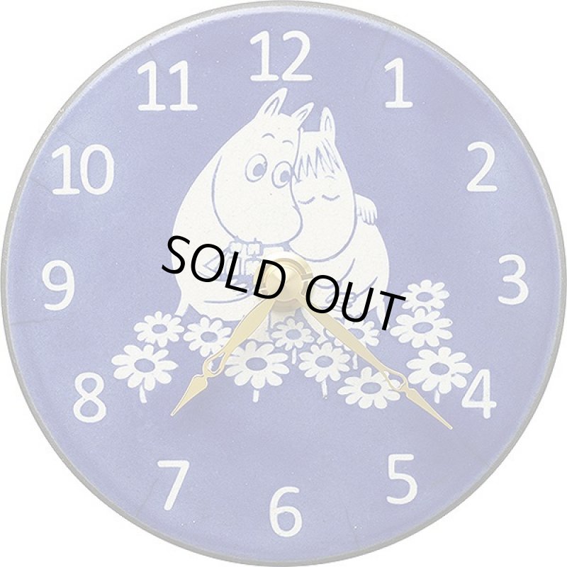 画像2: 掛置兼用ムーミン陶器製アート時計「ムーミンとスノークのおじょうさん Pottery Clock」 (2)