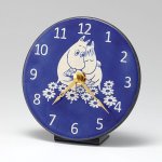 画像3: 掛置兼用ムーミン陶器製アート時計「ムーミンとスノークのおじょうさん Pottery Clock」 (3)
