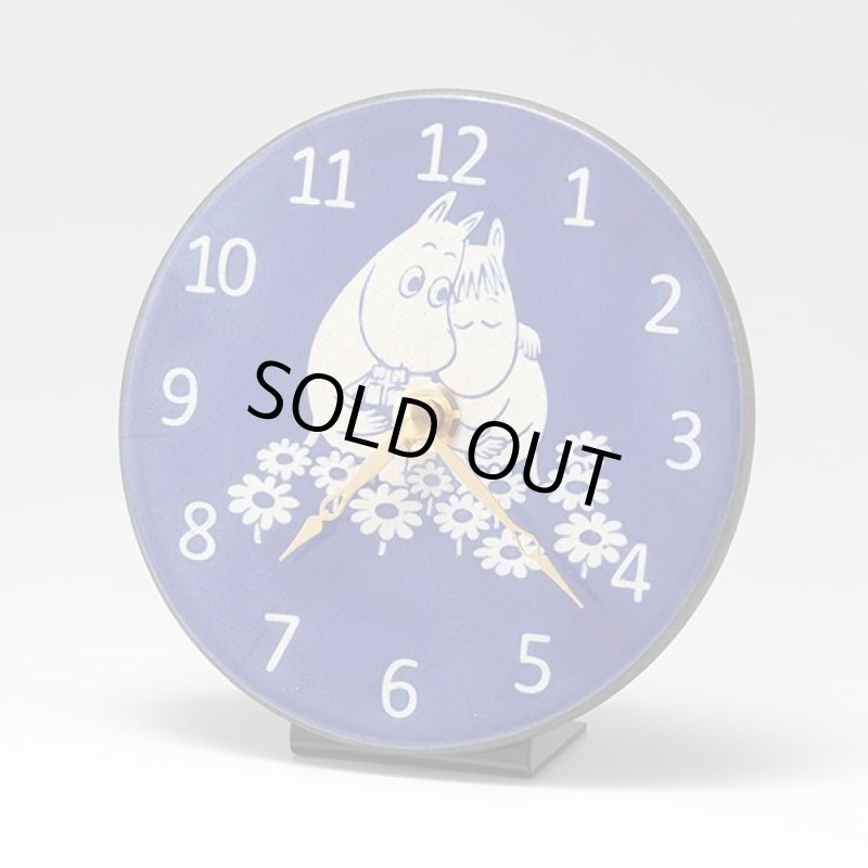 画像3: 掛置兼用ムーミン陶器製アート時計「ムーミンとスノークのおじょうさん Pottery Clock」 (3)
