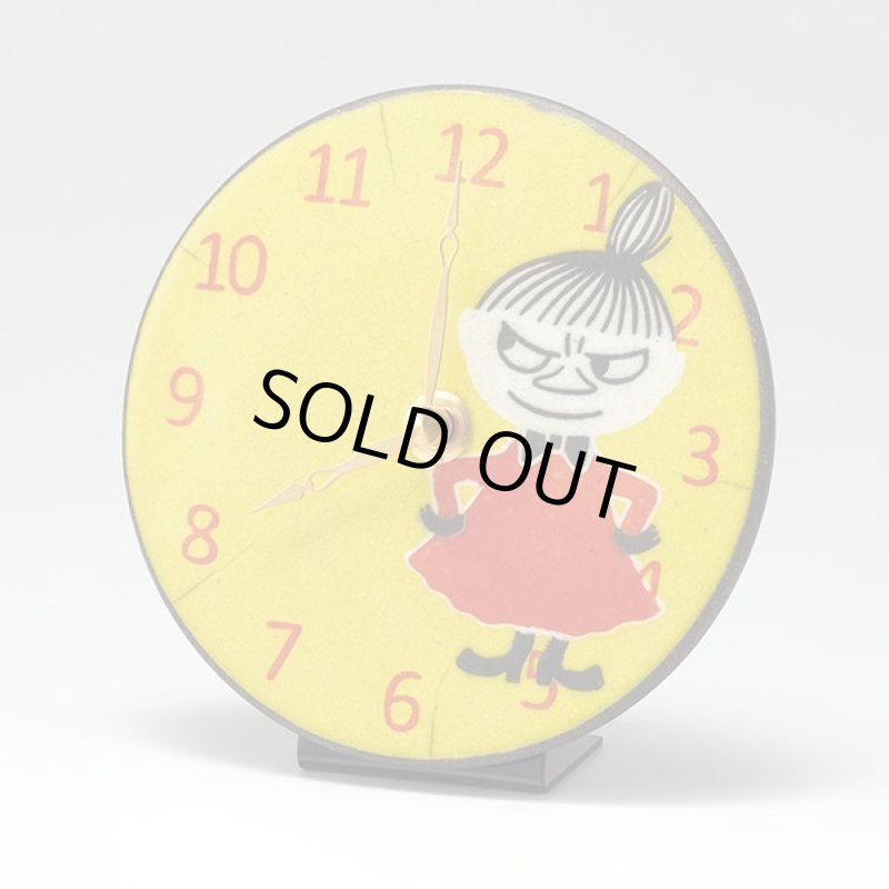 画像3: 掛置兼用ムーミン陶器製アート時計「リトルミイ Pottery Clock」 (3)