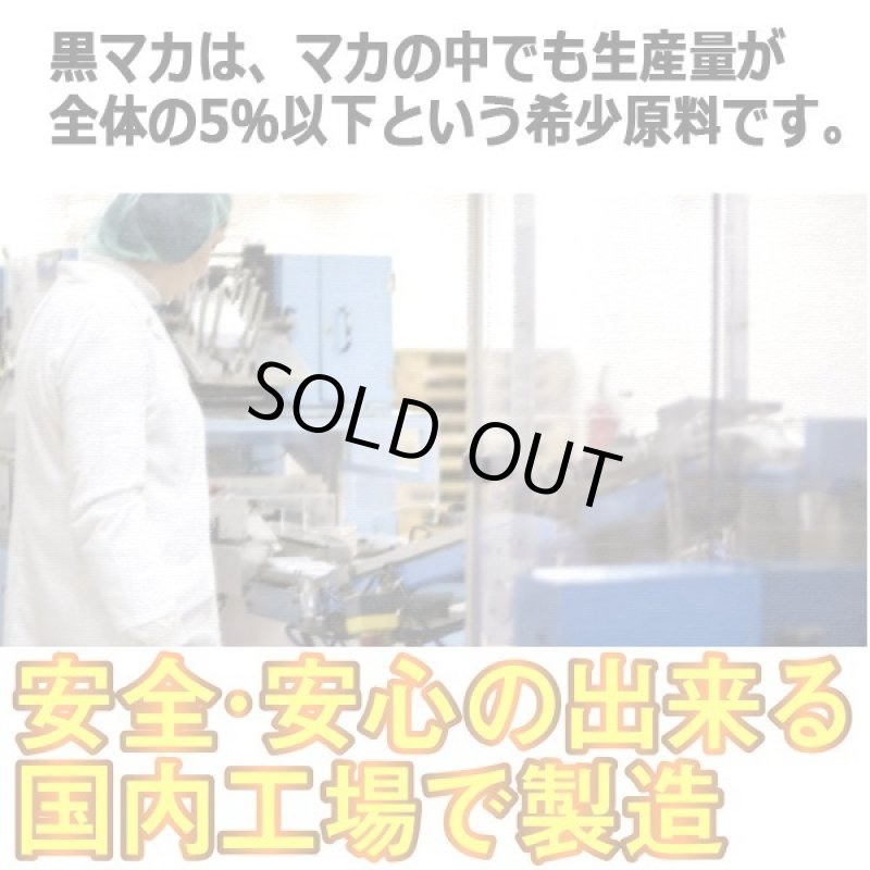 画像6: 高品質希少黒マカで活力向上！高濃縮打錠黒マカ末[1パック/120粒] (6)