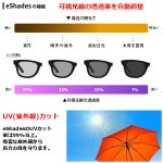 画像6: 0.1秒、瞬間調光サングラスeShades（イーシェイド）／日本製 (6)