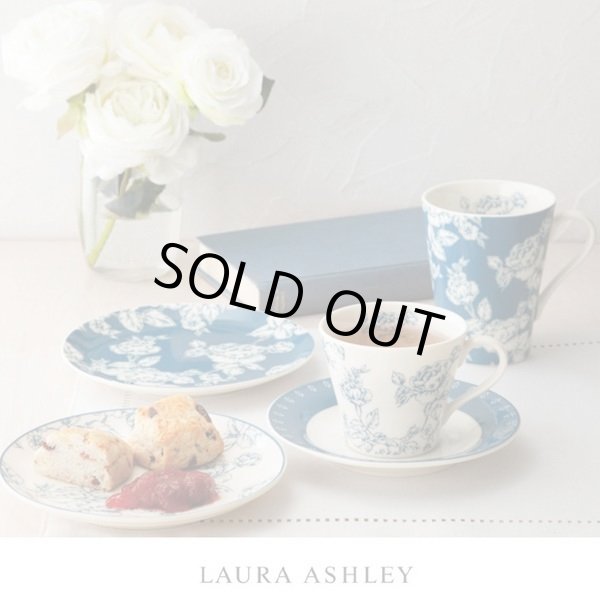 LAURA ASHLEYローラアシュレイ「サマーローズ・ペアカフェセット」YMK