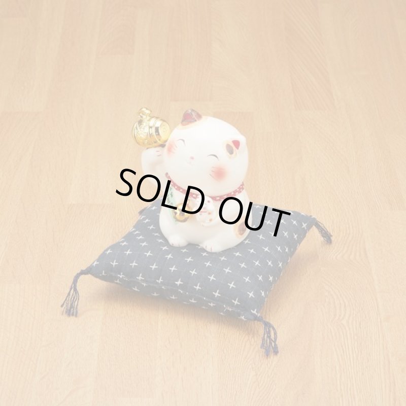 画像5: 座卓用和風小座布団4個組20cm角 (5)