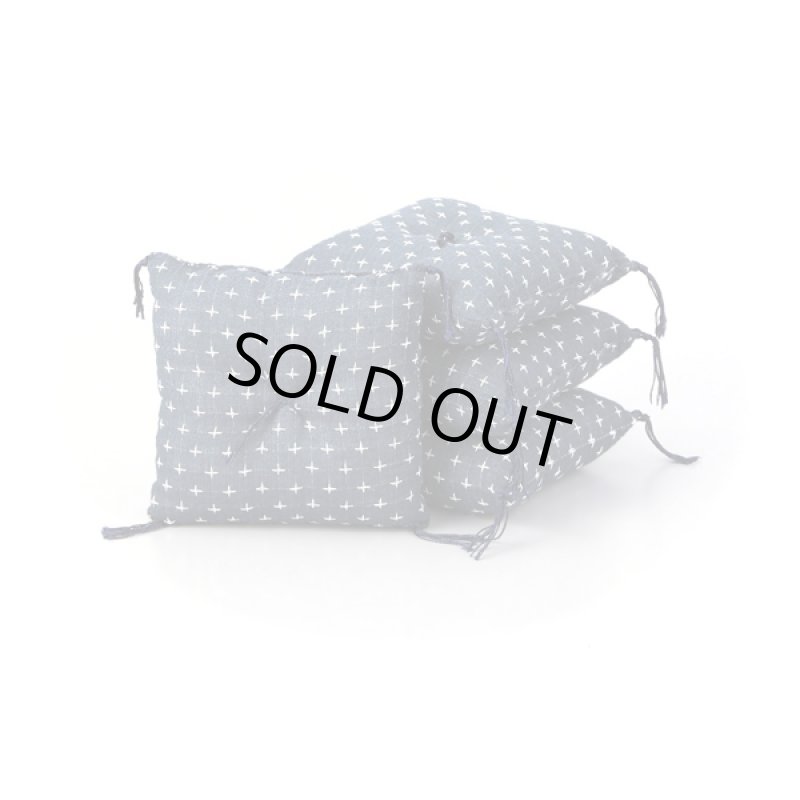 画像2: 座卓用和風小座布団4個組20cm角 (2)