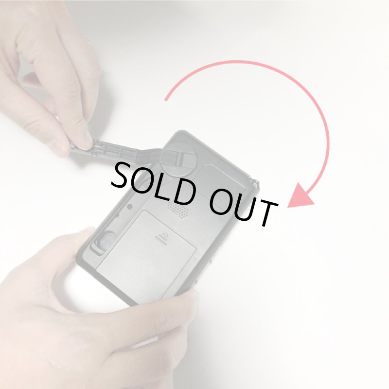 画像5: 手回し充電機能付き2.8インチワンセグテレビラジオ (5)