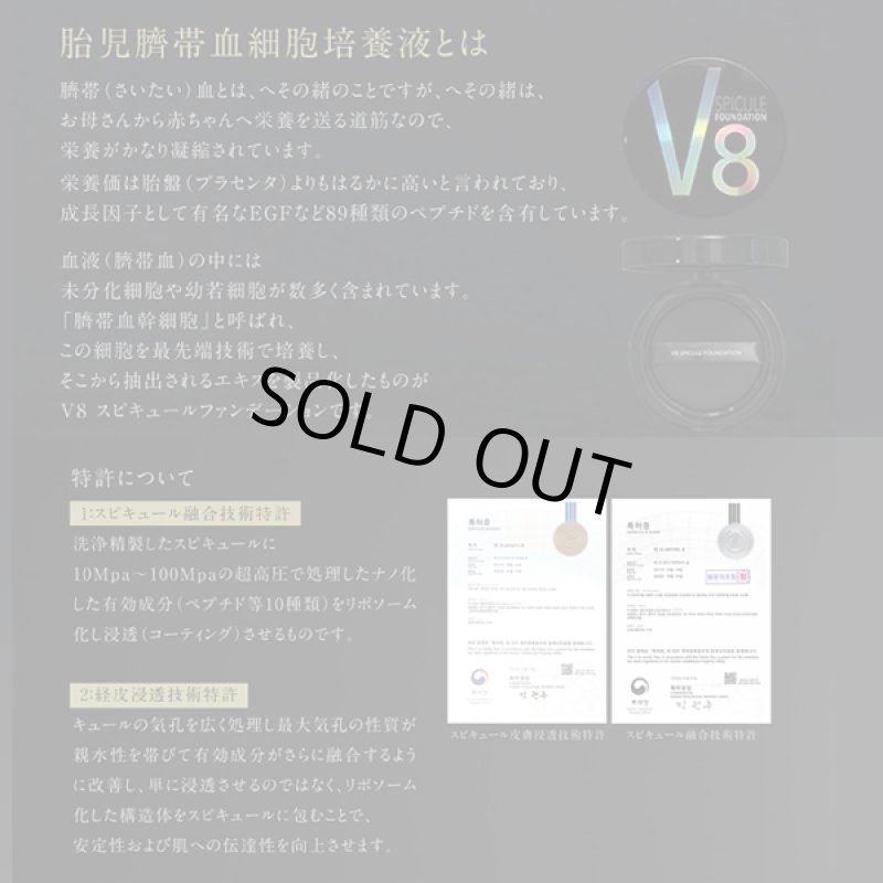 画像6: 正規品 V8SPICULE FOUNDATIONスピキュールファンデーション18g (6)