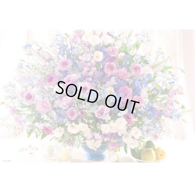 画像2: ジグソーフラワーシリーズ「やすらぎのヒーリングブーケ」フレームセット（1000P） (2)