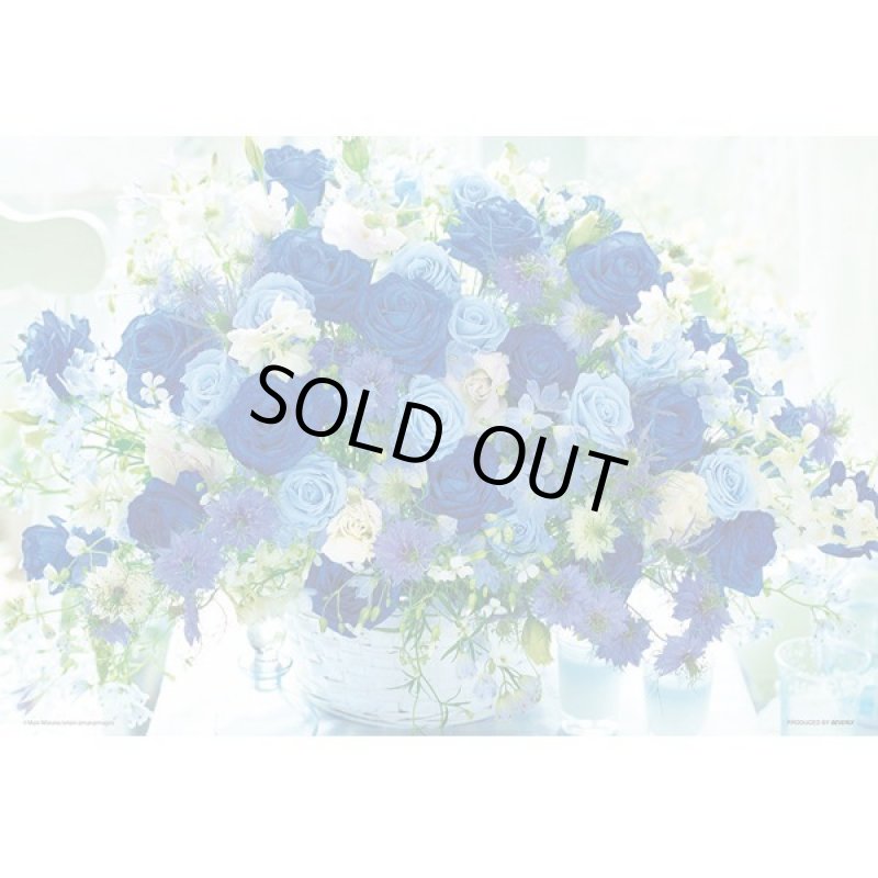 画像2: ジグソーフラワーシリーズ「やすらぎと潤いのブルーローズブーケ」フレームセット（1000マイクロP） (2)