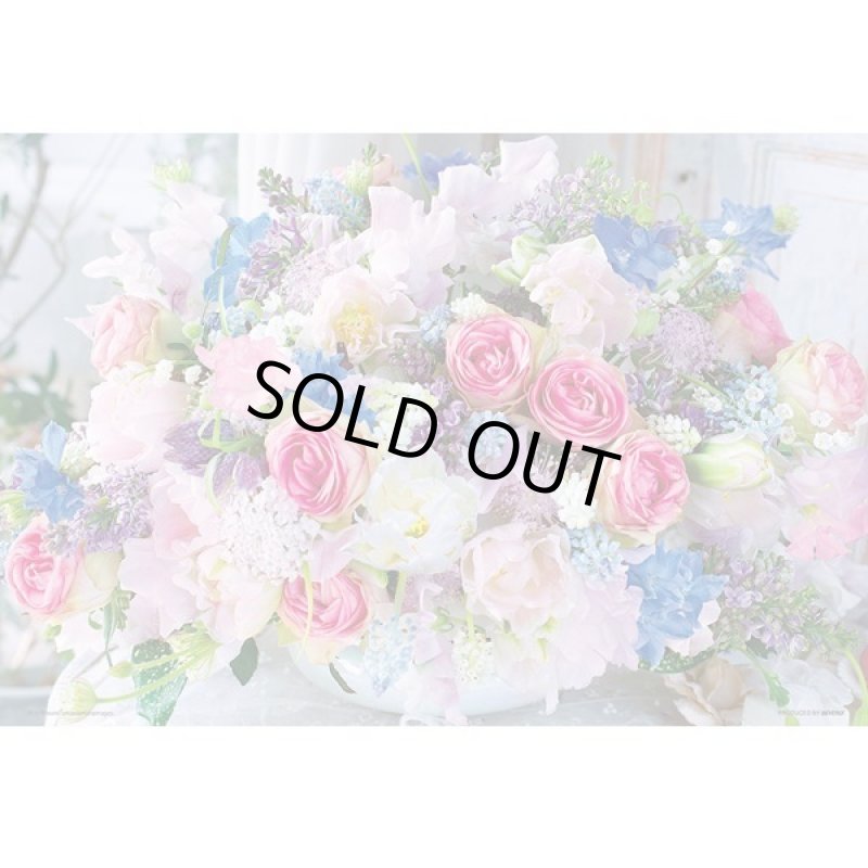 画像2: ジグソーフラワーシリーズ「きらめく幸せの花束」フレームセット（1000マイクロP） (2)