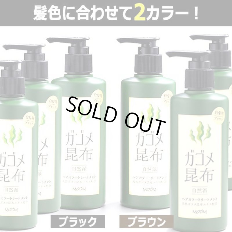 画像4: 色づき・色味に自信！退色防止アップ！ガゴメ昆布白髪染めヘアカラートリートメント240ml[3ボトル] (4)