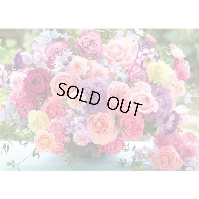 画像2: ジグソーフラワーシリーズ「心潤うブルーミングローズ」フレームセット（600P） (2)