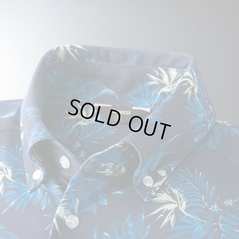 画像4: Pierucci(ピエルッチ)ボタンダウン半袖アロハシャツ2色組 (4)