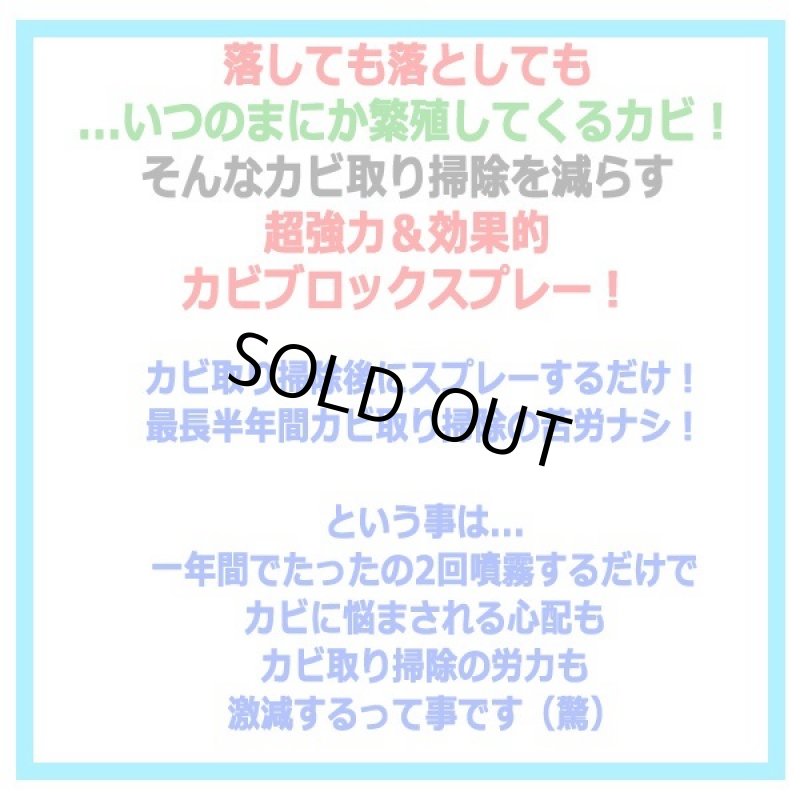 画像3: 水に流されにくい！最長180日間抑制！防カビスプレー100ml[1本] (3)