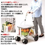 画像3: SG認定商品 座れるブレーキ付きシルバーカート (3)