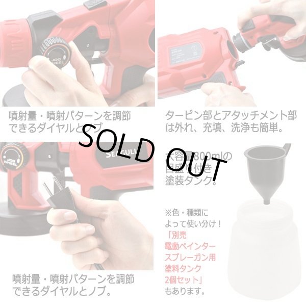 水性・油性塗料OK！ムラなく速く塗れる電動ペインタースプレーガン