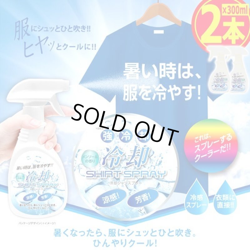 画像1: 服を冷やすとカラダがCOOL！強冷却シャツスプレー300ml[2本] (1)