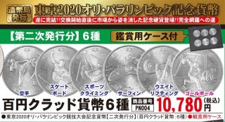 造幣局発行「東京2020オリンピック・パラリンピック大会記念貨幣